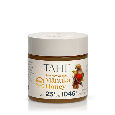 premium and rare high grade tahi manuka honey from new zealand certified umf 23+ mgo 1046+ for targeted care improved immune support skin care and gut health
